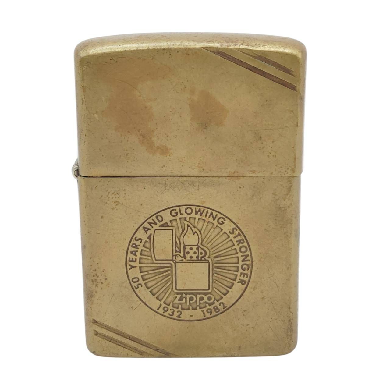 ZIPPO 50周年記念モデル 1932-1982 真鍮 ブラス 50th 未確認 - メルカリ