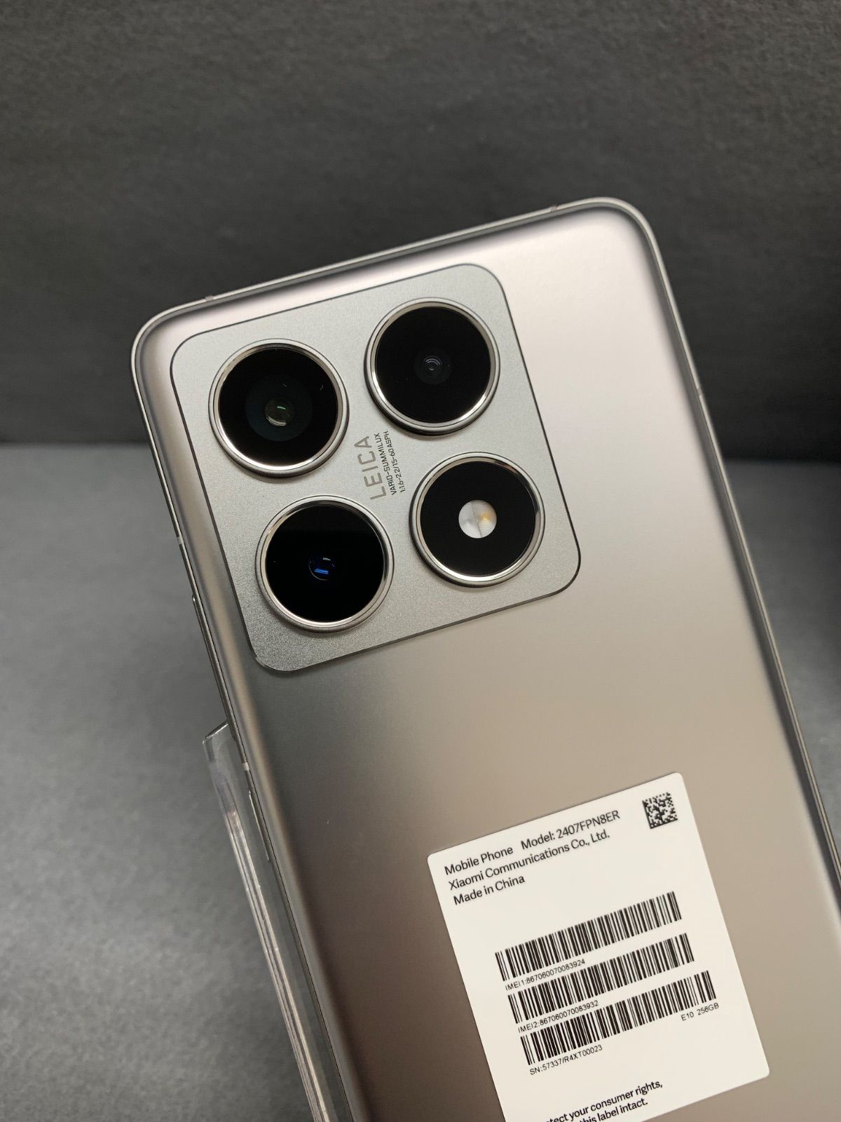 ほぼ未使用】Xiaomi 14T Pro 256GB チタングレー - メルカリ
