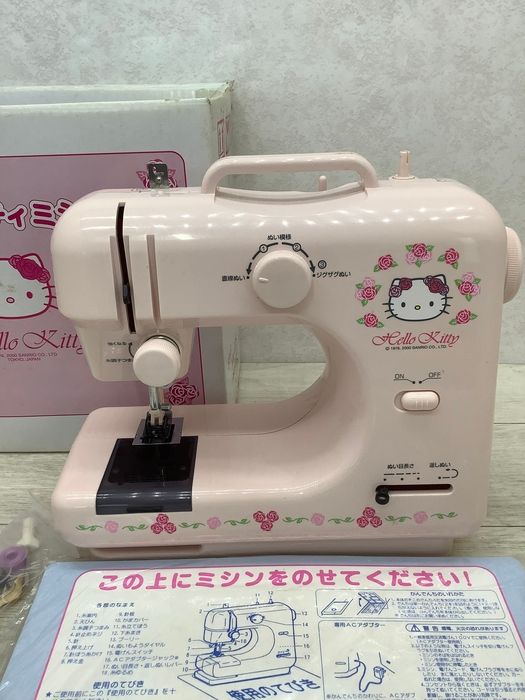 ハローキティーミシン H1 ハローキティーミシン SANRIO コンパクトミシン YN-425 取扱説明書