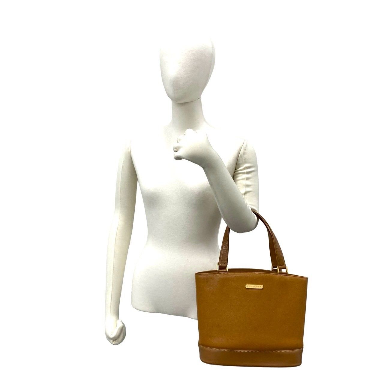 極 美品 BURBERRY バーバリー ノバチェック 柄 ロゴ プレート 金具