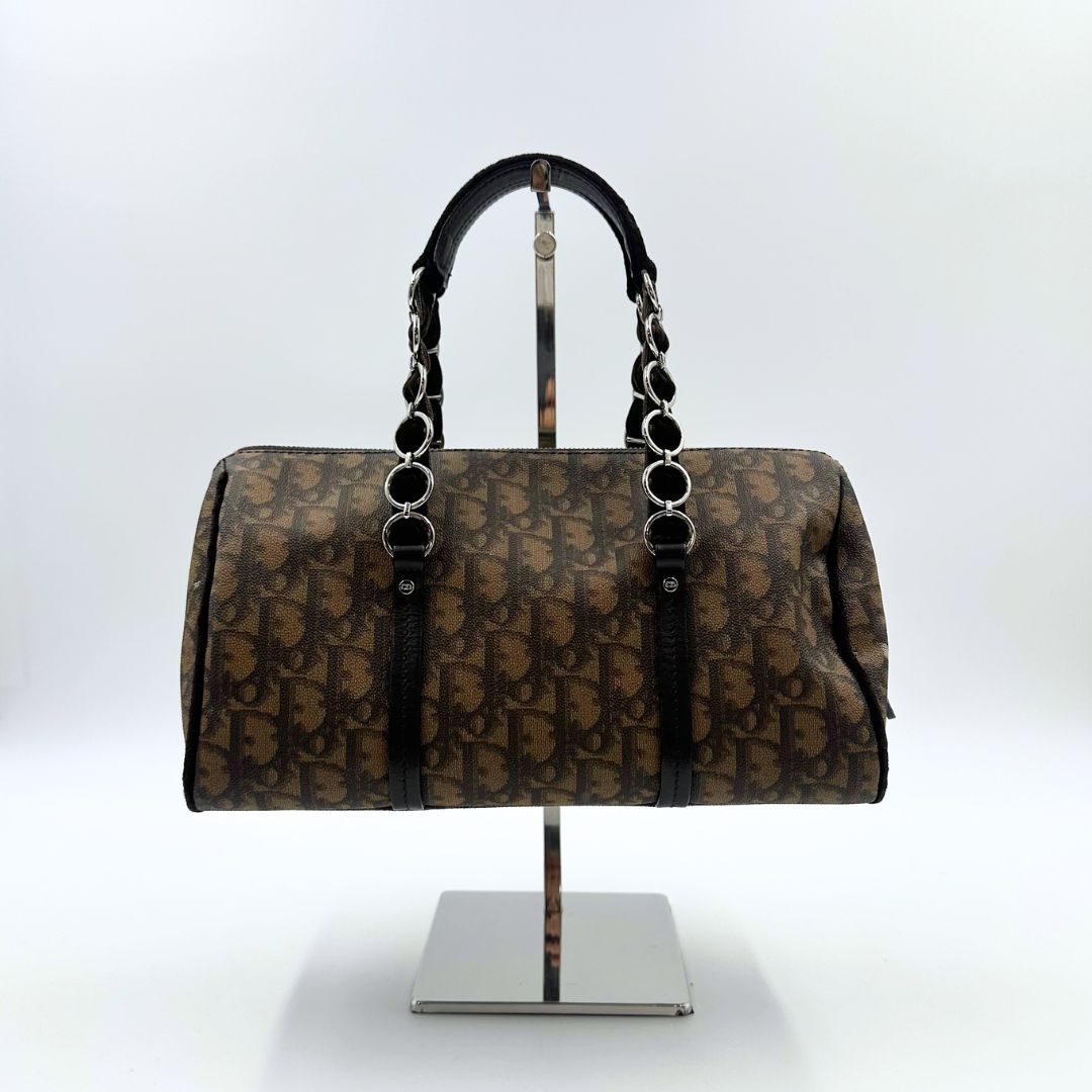 美品】Dior ロマンティック トロッター フラワー ハンドバッグ - メルカリ