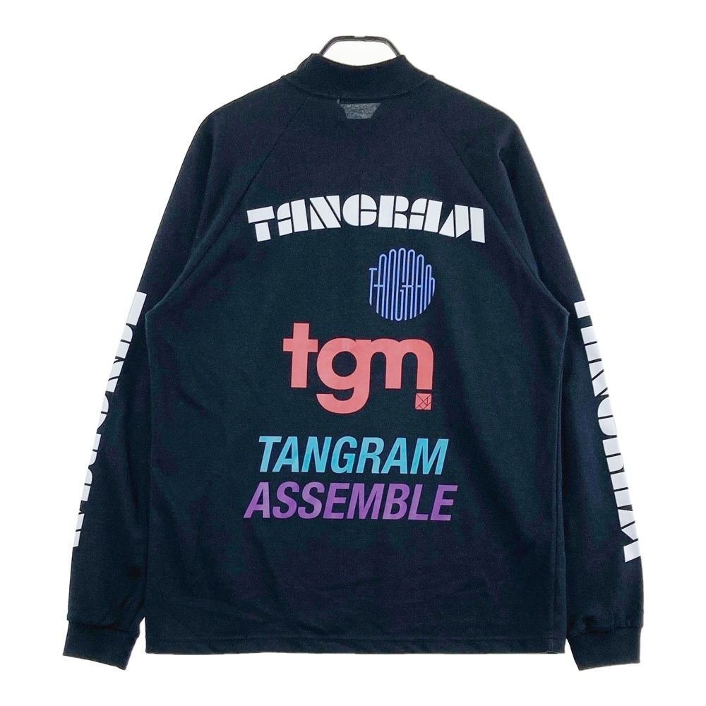 サイズ：XL TANGRAM タングラム ハイネック長袖Tシャツ ブラック系