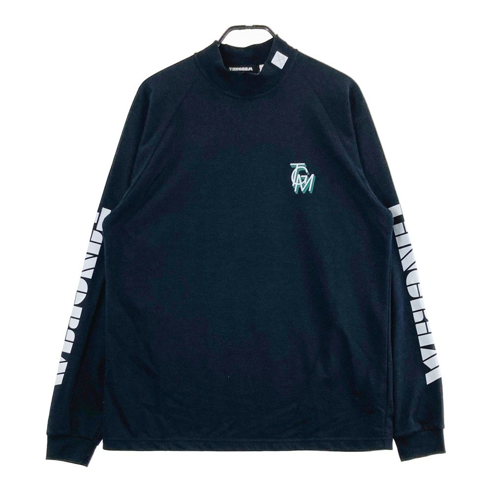 TANGRAM タングラム 長袖ロンT XXL ゴルフ ブラック 黒 サイズ：XL TANGRAM タングラム ハイネック長袖Tシャツ ブラック系