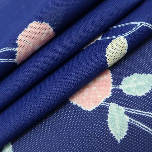 百華 Y5223◇新品 洗える夏着物 仕付け糸付き トールサイズ 絽 小紋