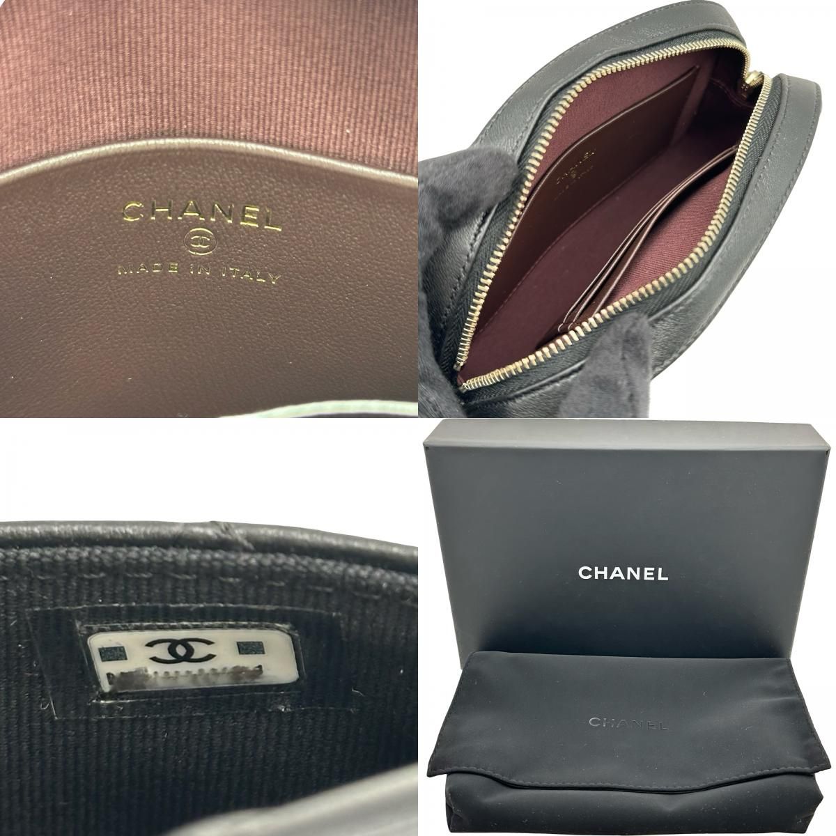 シャネル CHANEL マトラッセ ミニチェーンショルダー AP3968 ブラック