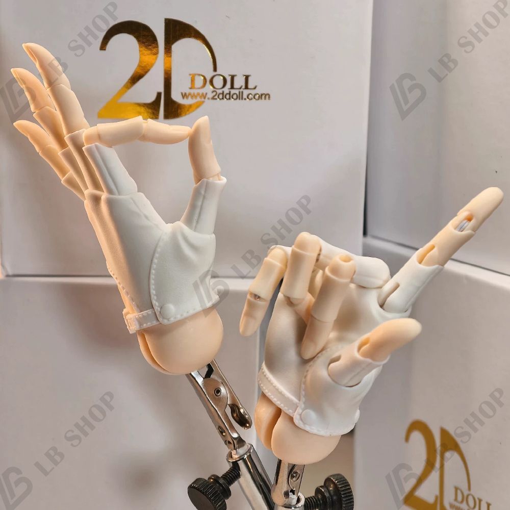 機能風 可動ハンドパーツ 関節ハンド 手球2.0/1.8cm対応 身長75-78cmスケール対応 1/3BJD 68-73cmドール用 半指グローブ版 球体関節人形パーツ 20日以内に発送