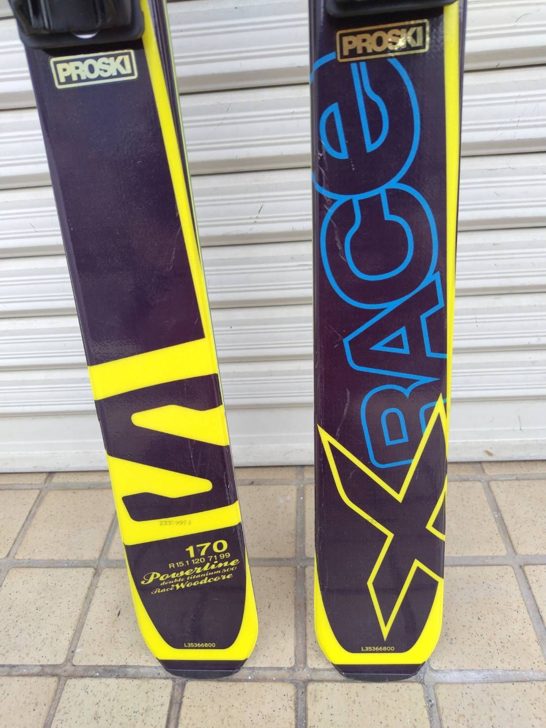 SALOMON X-RACE 170cm/スキー板/ビンディング付き！ - メルカリ