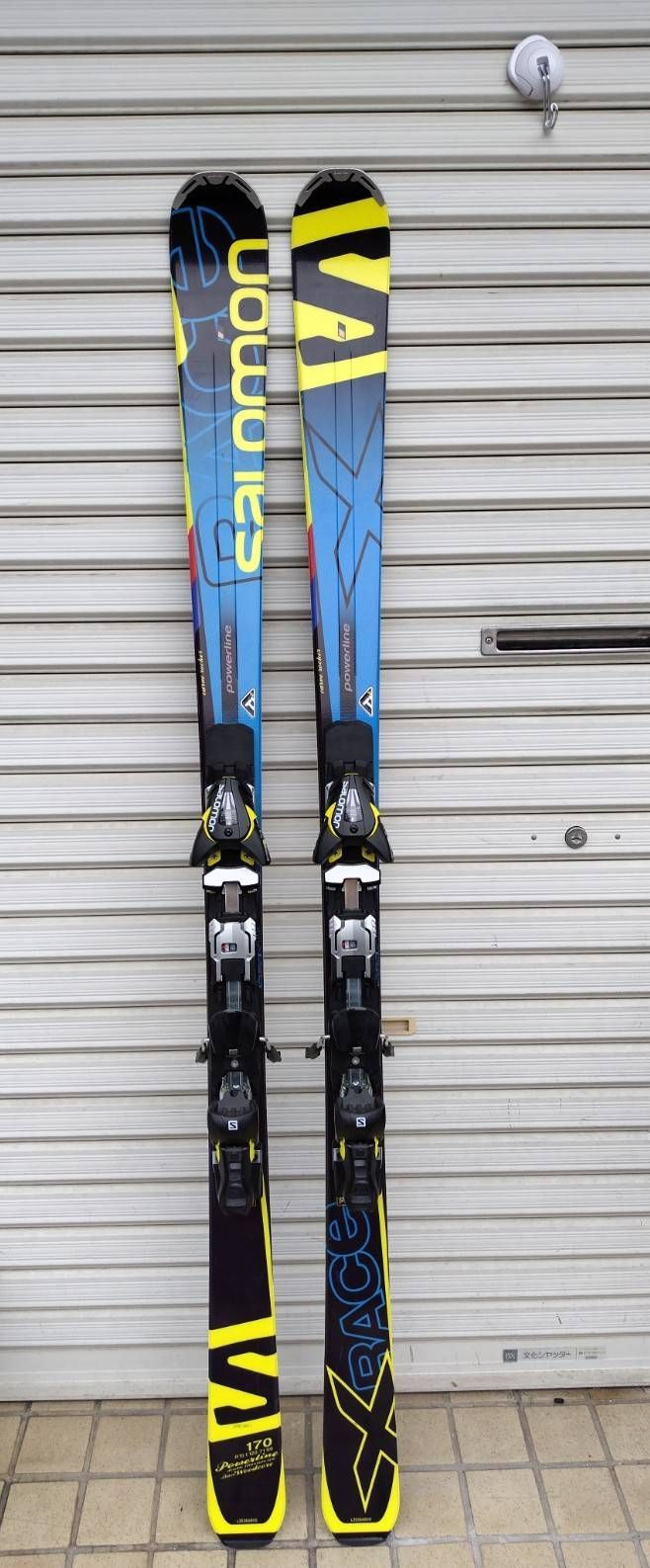 SALOMON X-RACE 170cm/スキー板/ビンディング付き！ - メルカリ