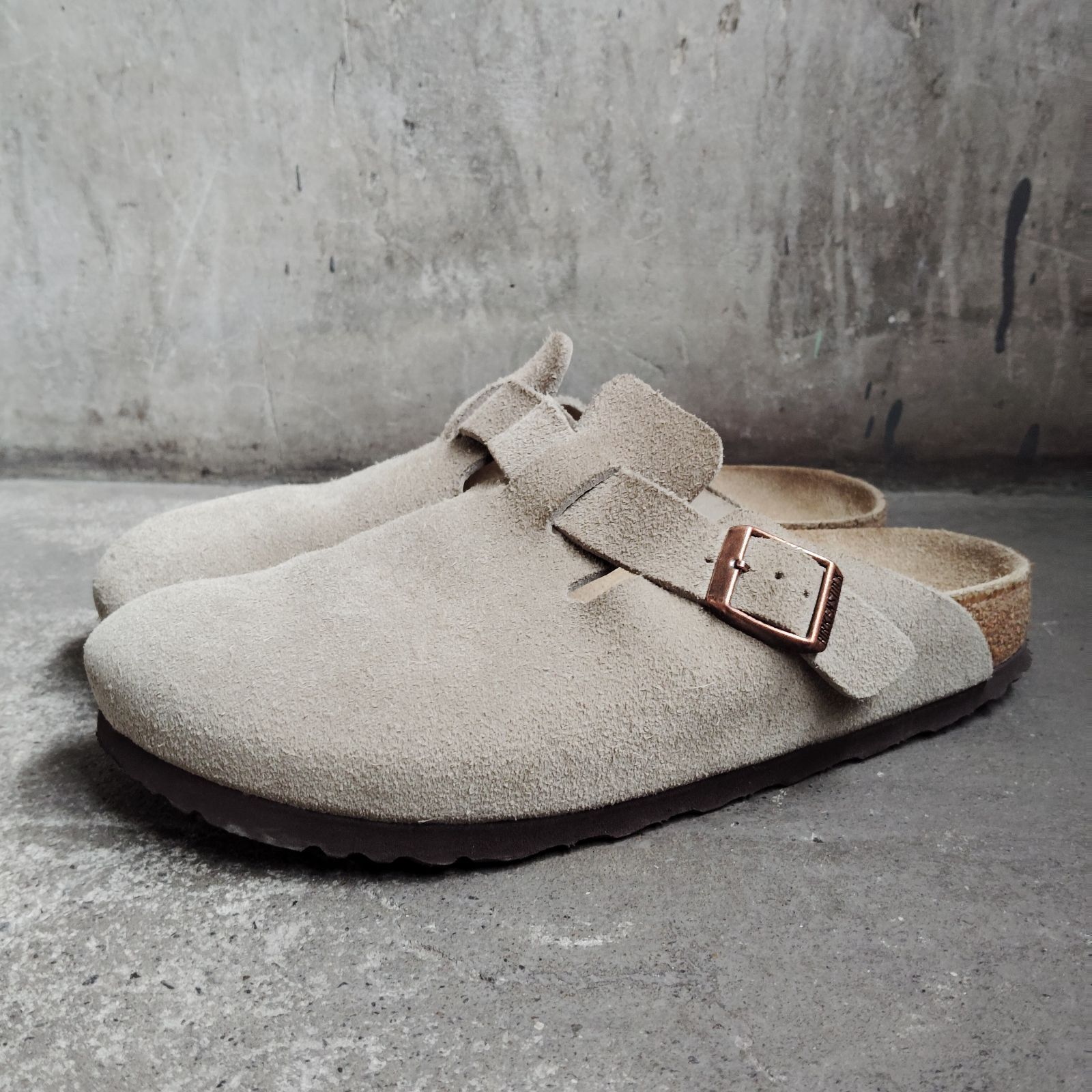 BIRKENSTOCK Boston スエードレザー トープ 25cm ビルケンシュトック