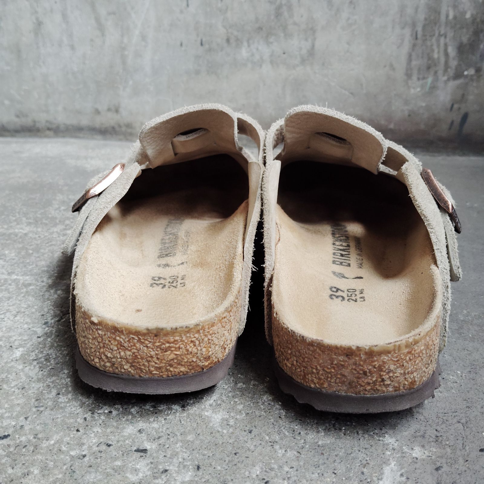 BIRKENSTOCK Boston スエードレザー トープ 25cm ビルケンシュトック