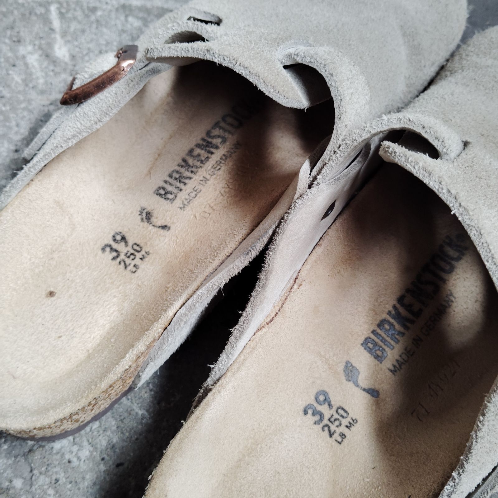 BIRKENSTOCK Boston スエードレザー トープ 25cm ビルケンシュトック