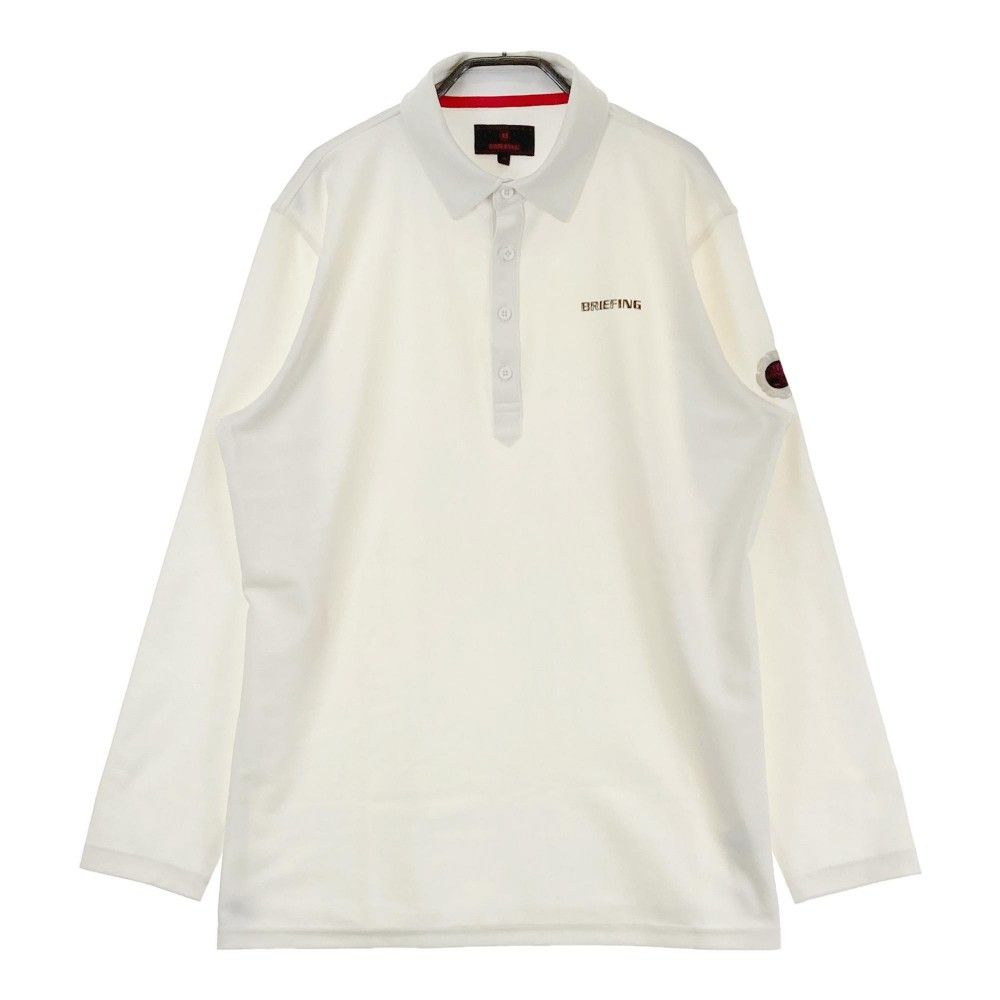BRIEFING 長袖ポロシャツ サイズ：XL BRIEFING GOLF ブリーフィング 長袖ポロシャツ ホワイト系