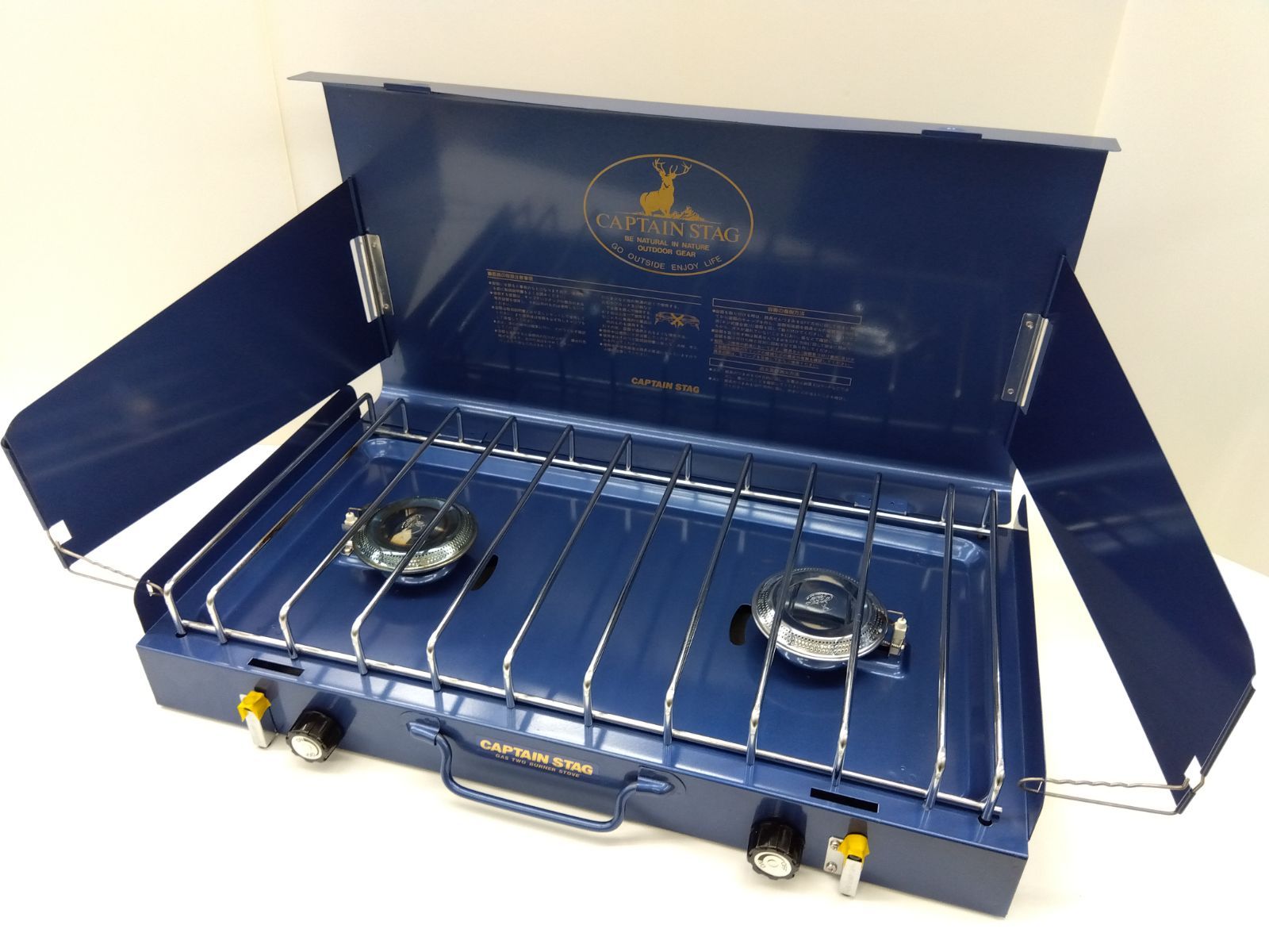 中古・現状品】CAPTAIN STAG ガスツーバーナーコンロ B-59 - メルカリ