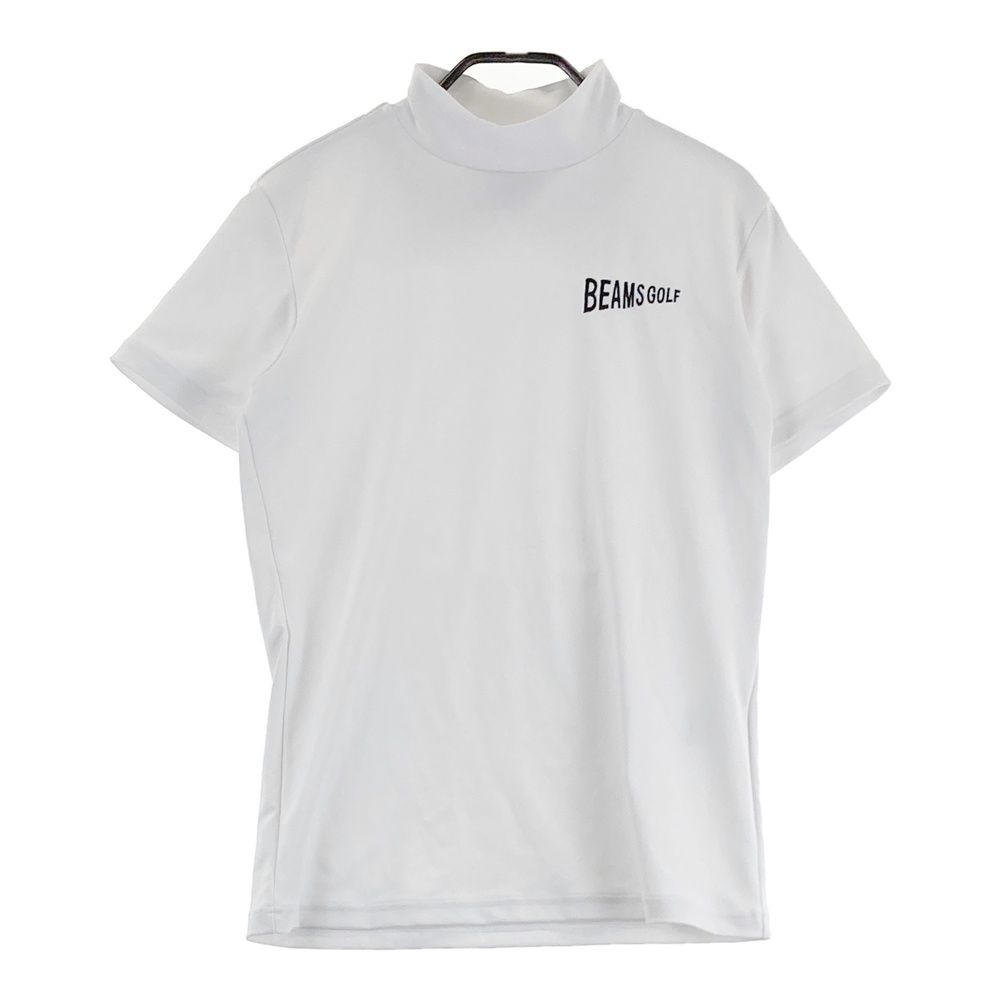 タグ付未使用 BEAMS GOLF モックネックシャツ ホワイト Lサイズ BEAMS