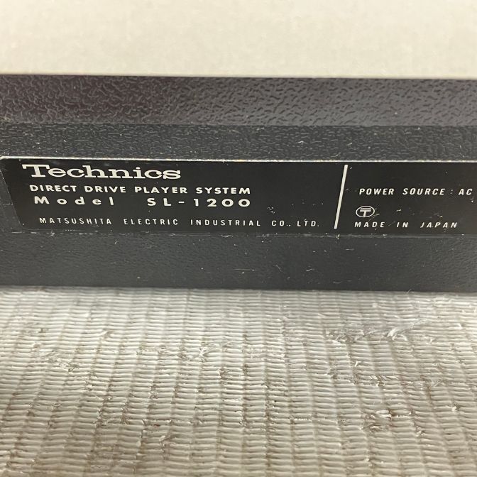 Technics テクニクス SL-1200 初代 ターンテーブル ジャンク W11428513