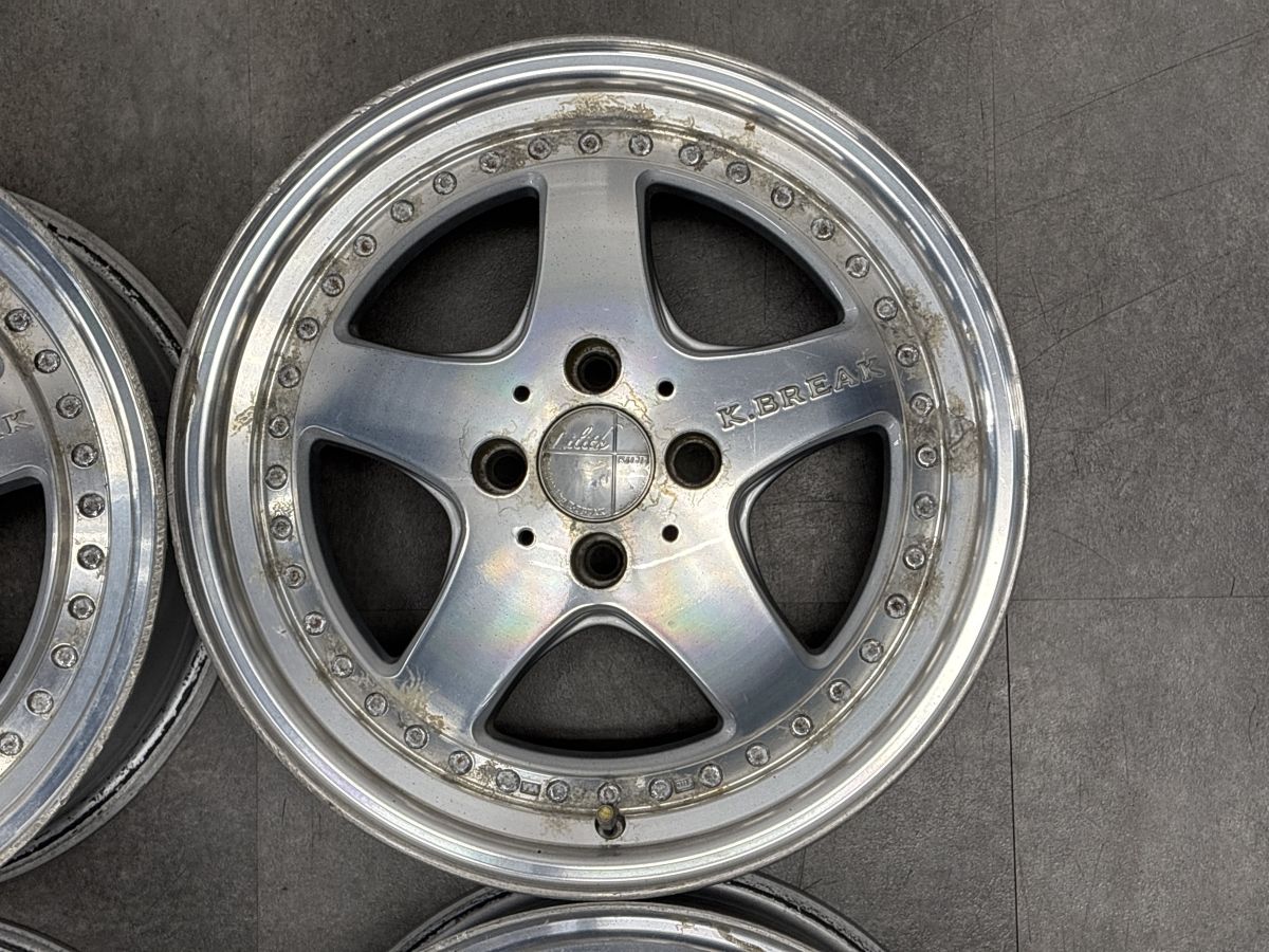 特価品】K-BREAK リリス 16in 6J +45 PCD100 4本 N-BOX N-ONE ワゴンR 