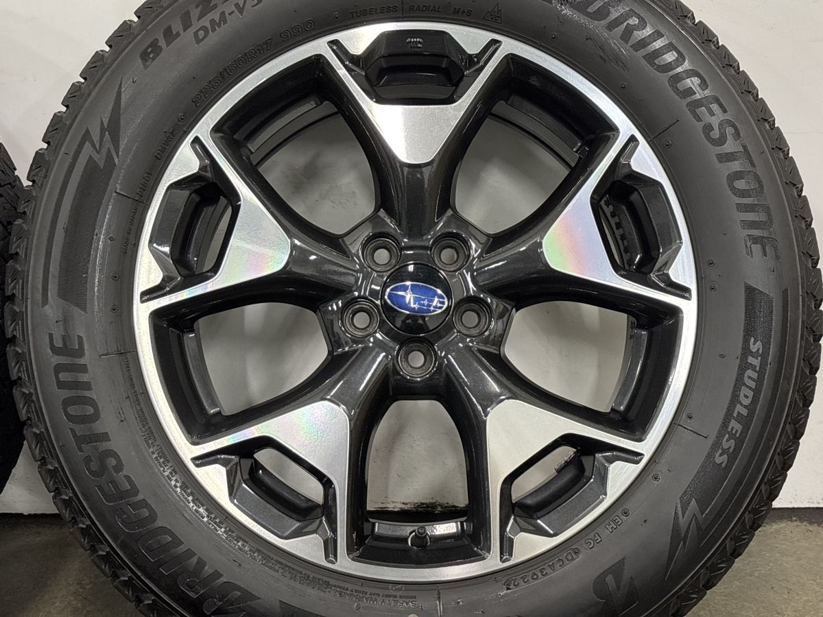 バリ溝】スバル GP系 XV 純正 17in 7J +55 PCD100 ブリヂストン