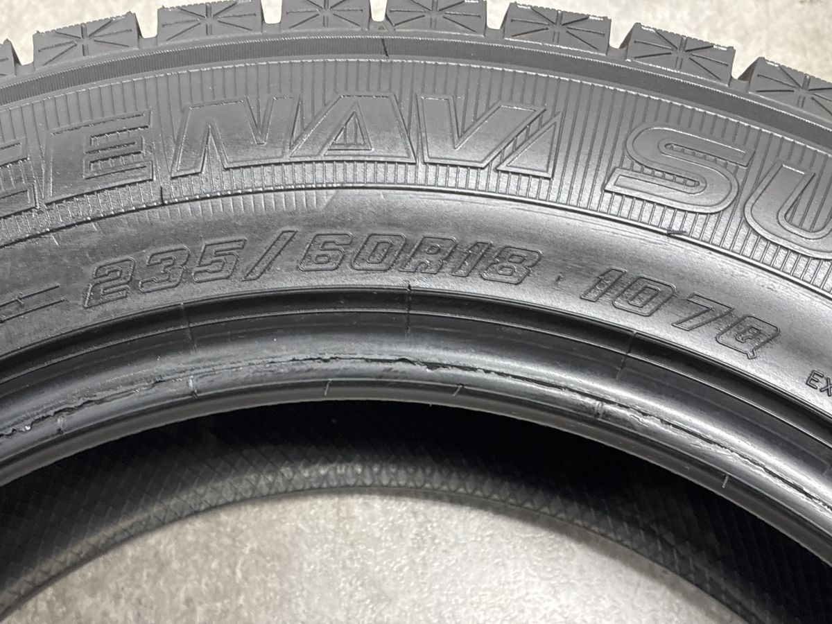 イボ付 バリ溝】グッドイヤー アイスナビ SUV 235/60R18 4本セット