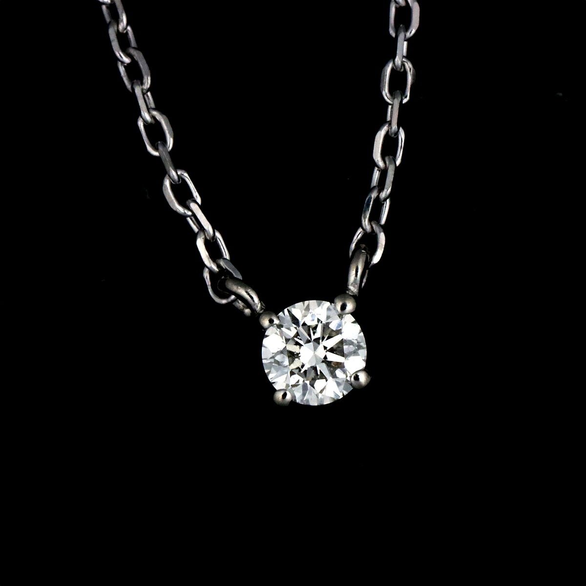 ヴァンドーム青山 Vendome Aoyama ダイヤ 0.06ct ネックレス 40cm Pt