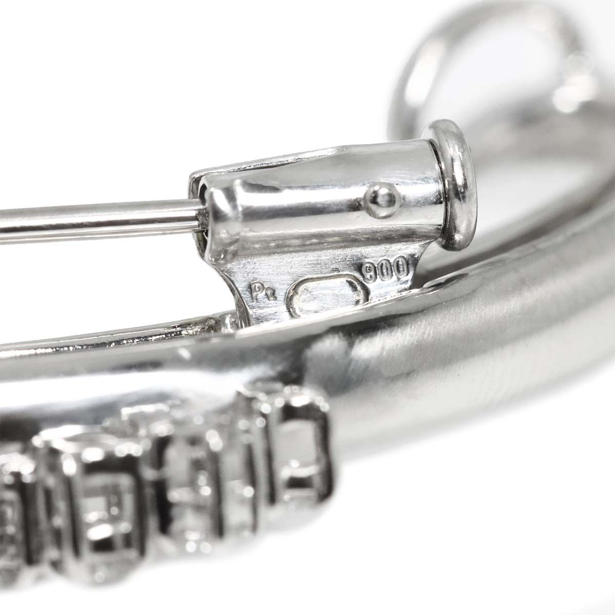 タサキ TASAKI ダイヤ 0.40ct ブローチ Pt プラチナ 田崎真珠 Diamond