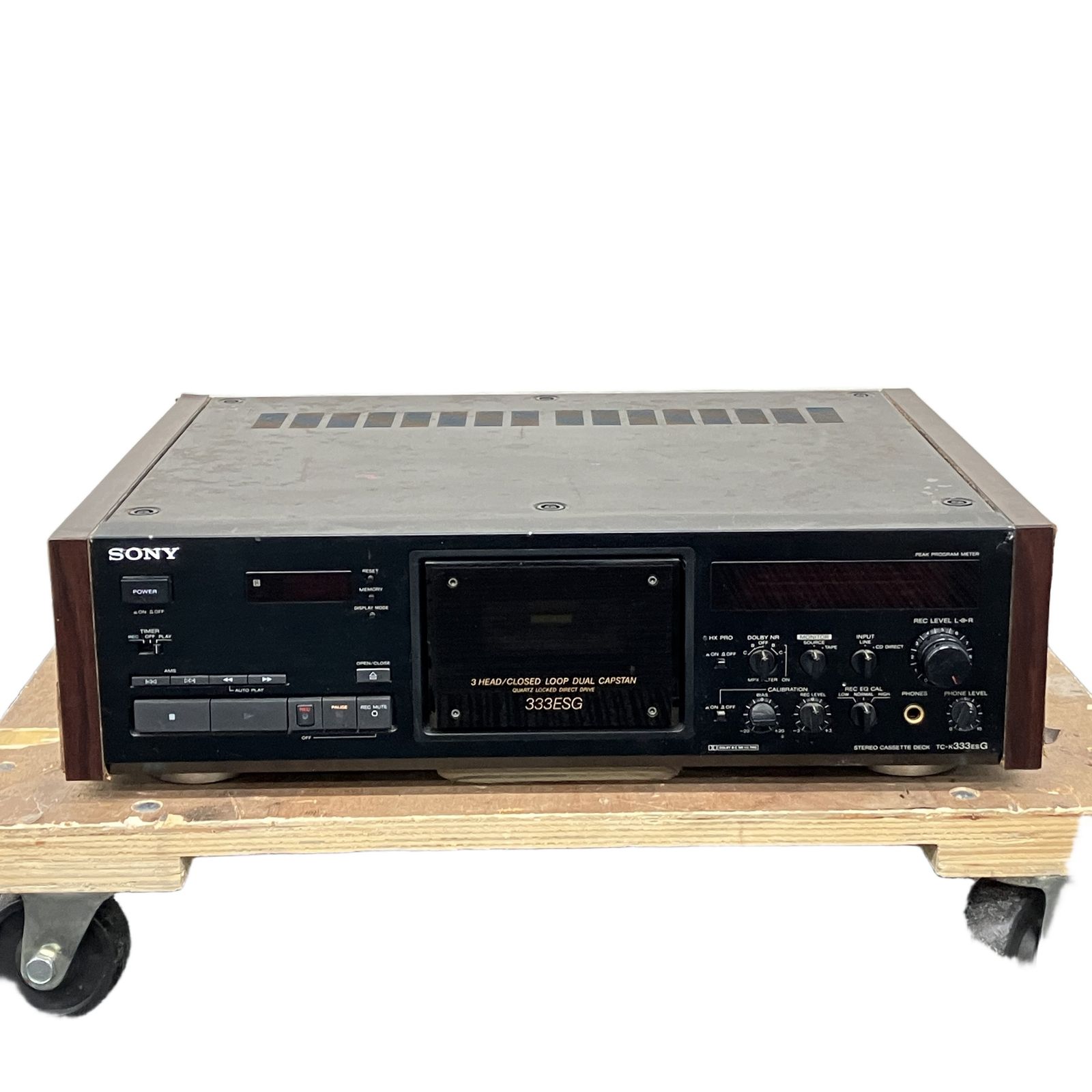 SONY TC-K333ESG カセットデッキ（ジャンク品） SONY ソニー TC-K333ESG カセットデッキ 音響機材 ジャンク K11426982