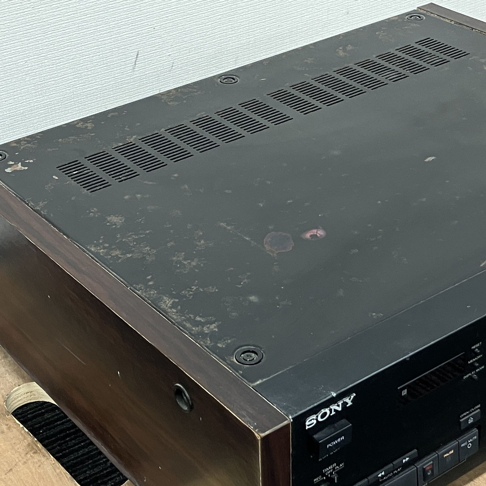 SONY ソニー TC-K333ESG カセットデッキ 音響機材 ジャンク K11426982