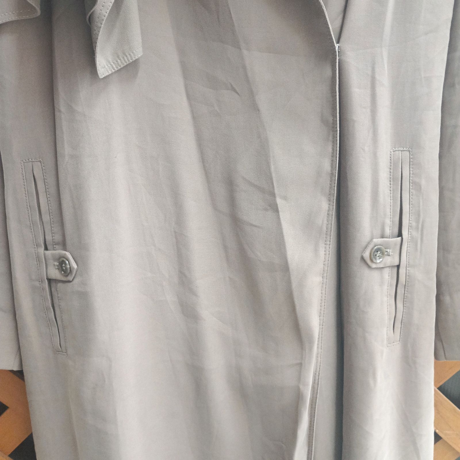 ARMANI EXCHANGE A/X ベルト付き ロングコート グレージュ S