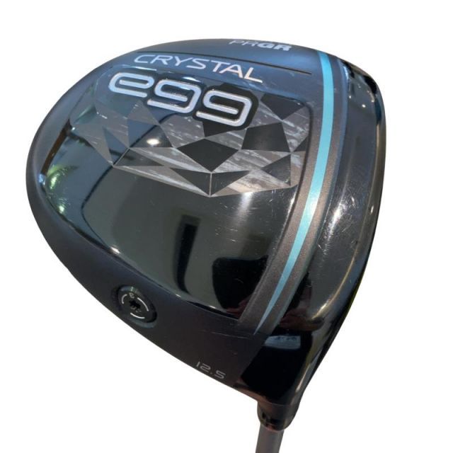 【中古】 プロギア CRYSTAL egg 12.5° レディース ドライバー DR CRYSTAL egg オリジナルカーボン(DR) (フレックスA) レディース 女性用 右利き 右用 Cランク ゴルフクラブ