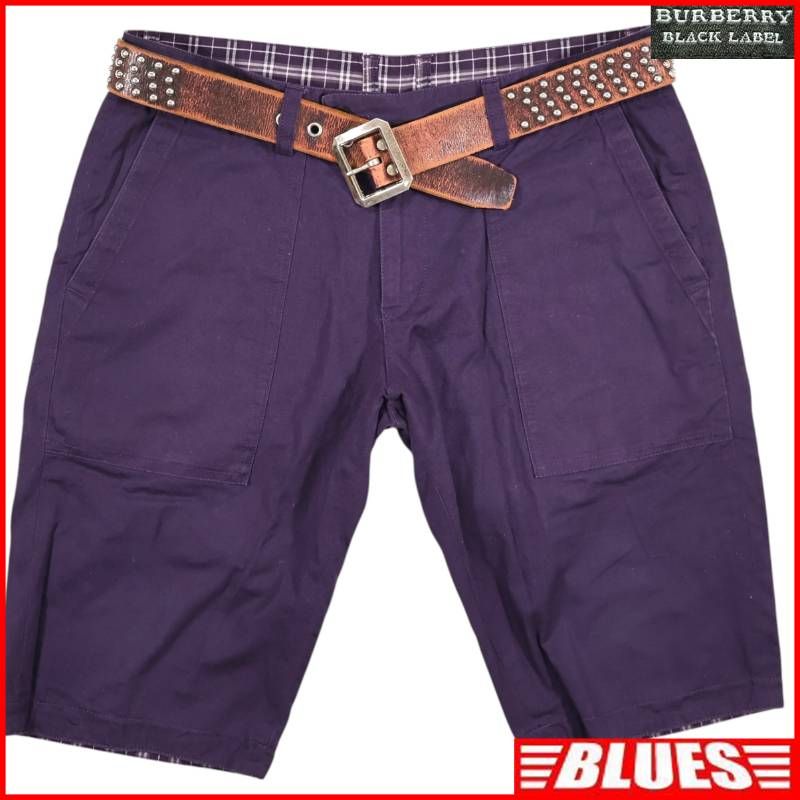 BURBERRY BLACK LABE 廃盤 バーバリーブラックレーベル ハーフパンツ