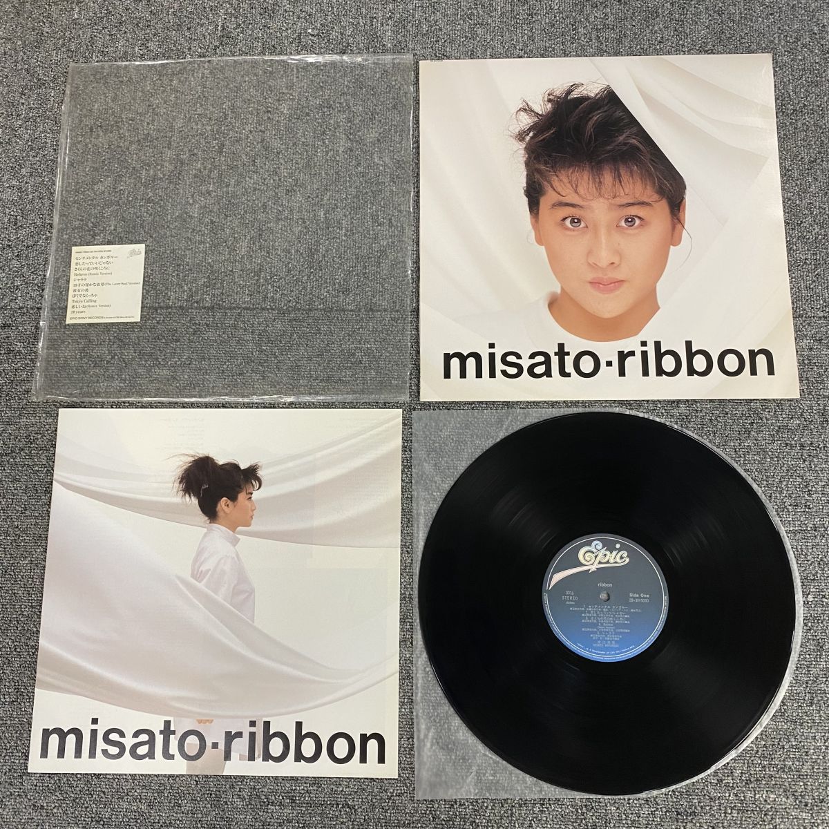 シュリンク付き ・シール / 渡辺美里 misato-ribbon / 28-3H-5030【LP