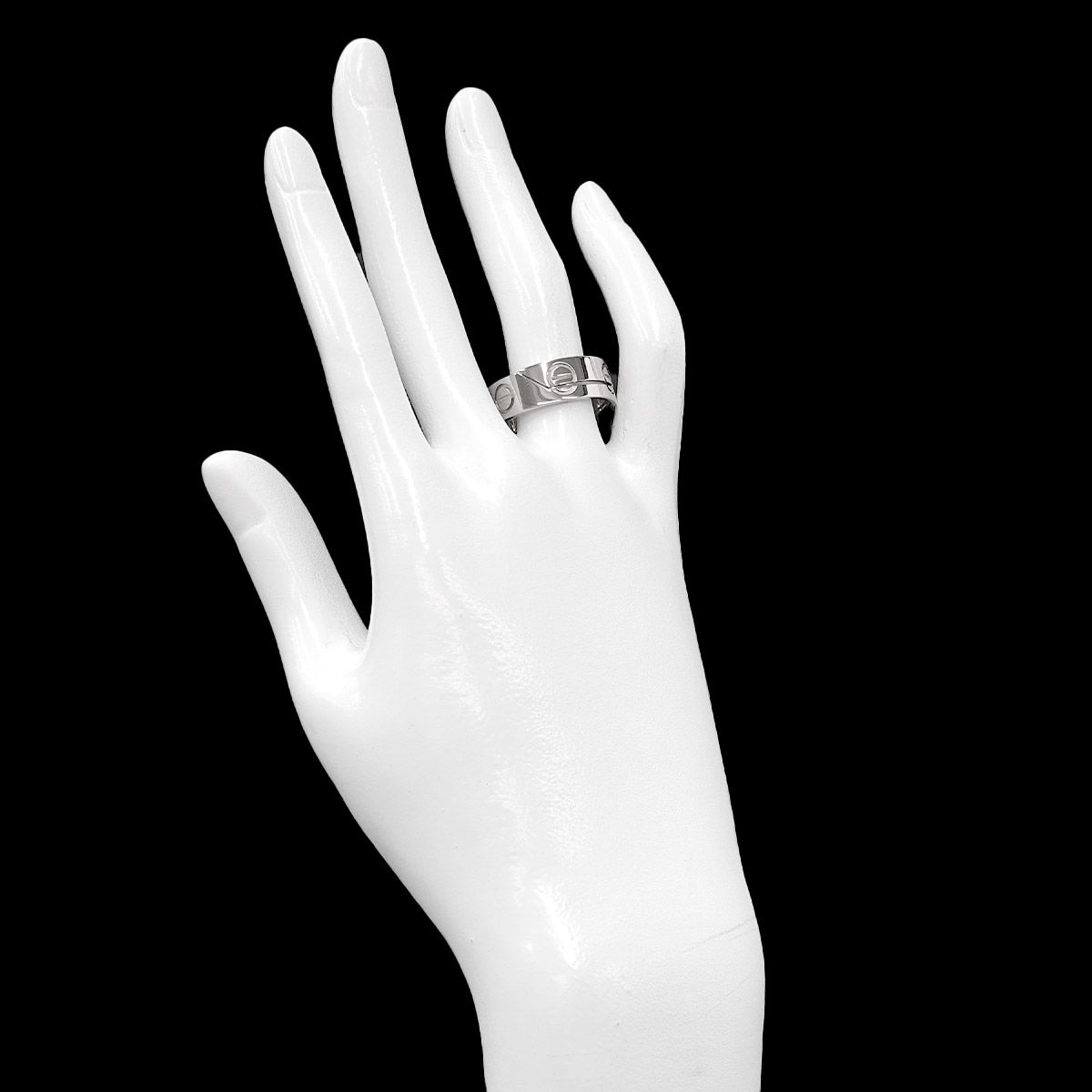 カルティエ Cartier アストロ ラブ #56 リング K18 WG ホワイト