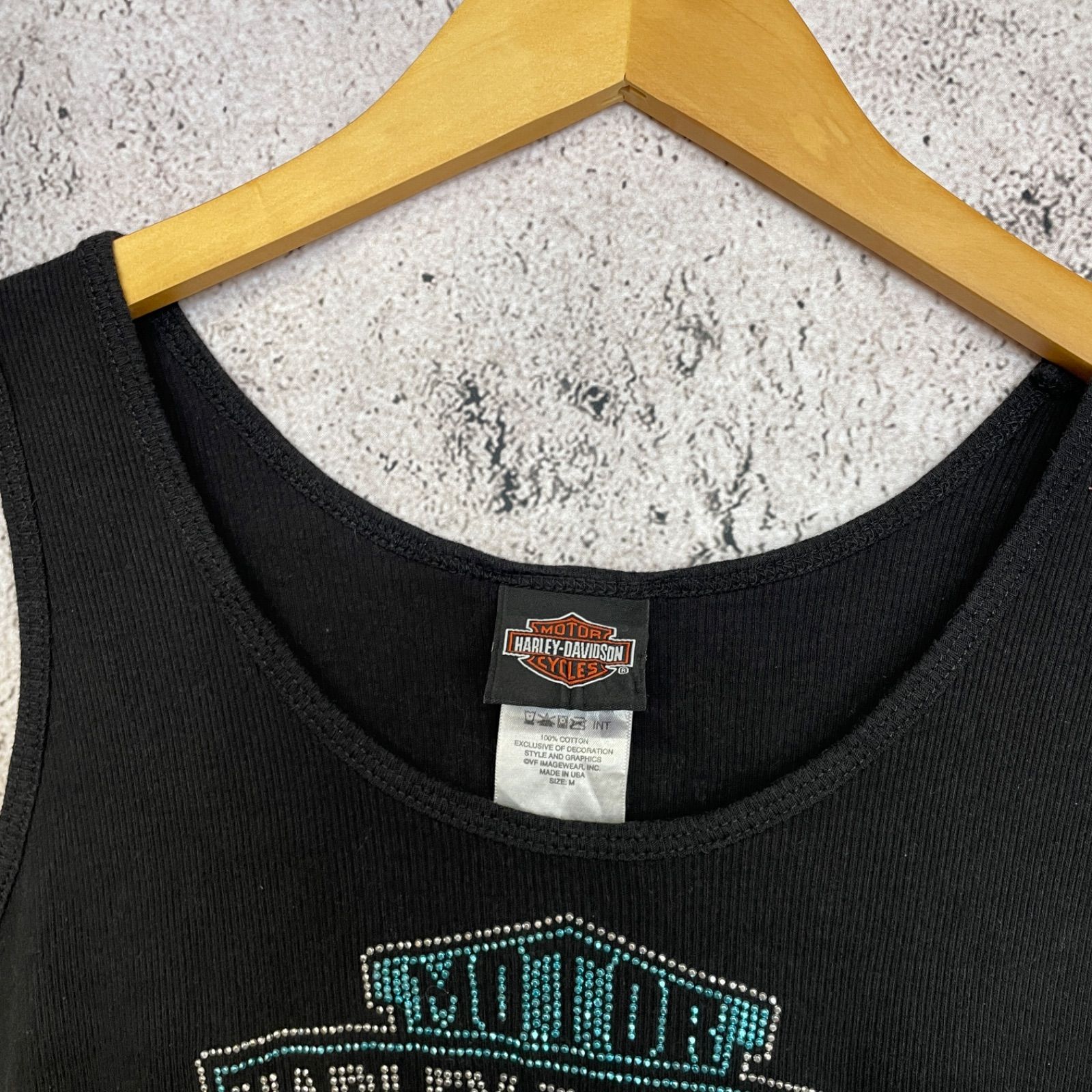 Harley-Davidson ハーレーダビッドソン タンクトップ ラインストーン