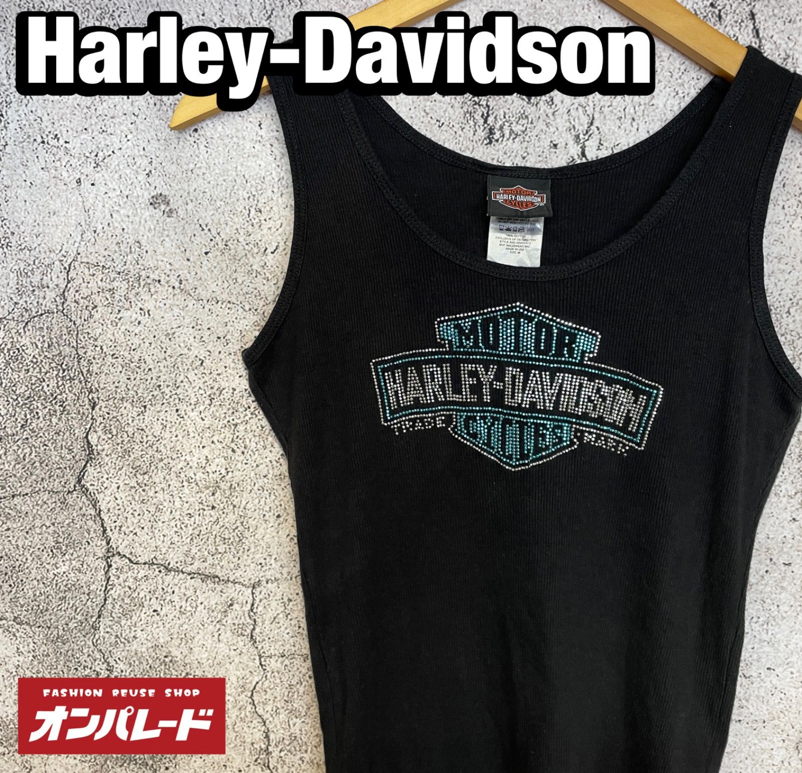 Harley-Davidson ハーレーダビッドソン タンクトップ ラインストーン