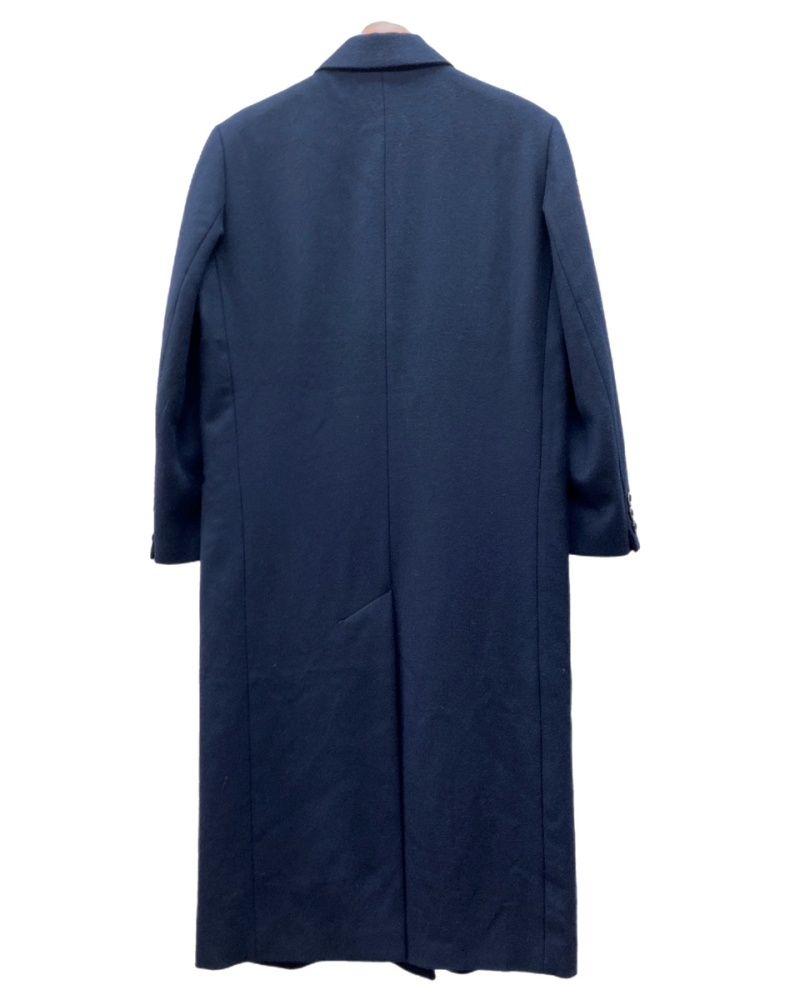 agnes b.ネイビー コート アニエスベー agnes b. Double Breasted Long Coat ダブル ブレスト