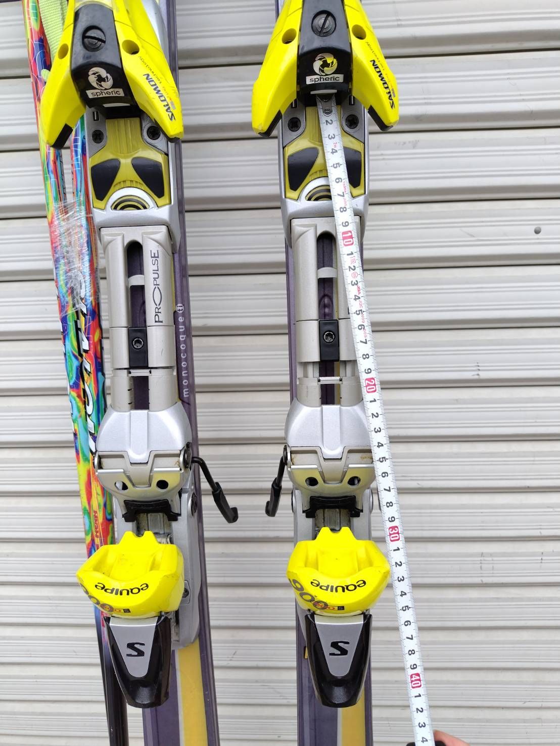 SALOMON SUPERAXE 92V 184cm/スキー板/おまけポール付き！ - メルカリ