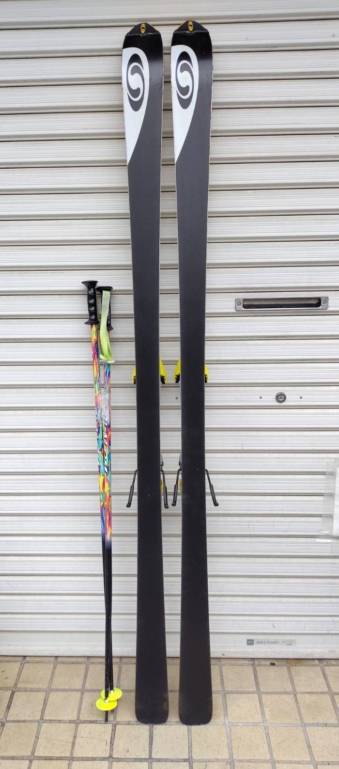 SALOMON SUPERAXE 92V 184cm/スキー板/おまけポール付き！ - メルカリ