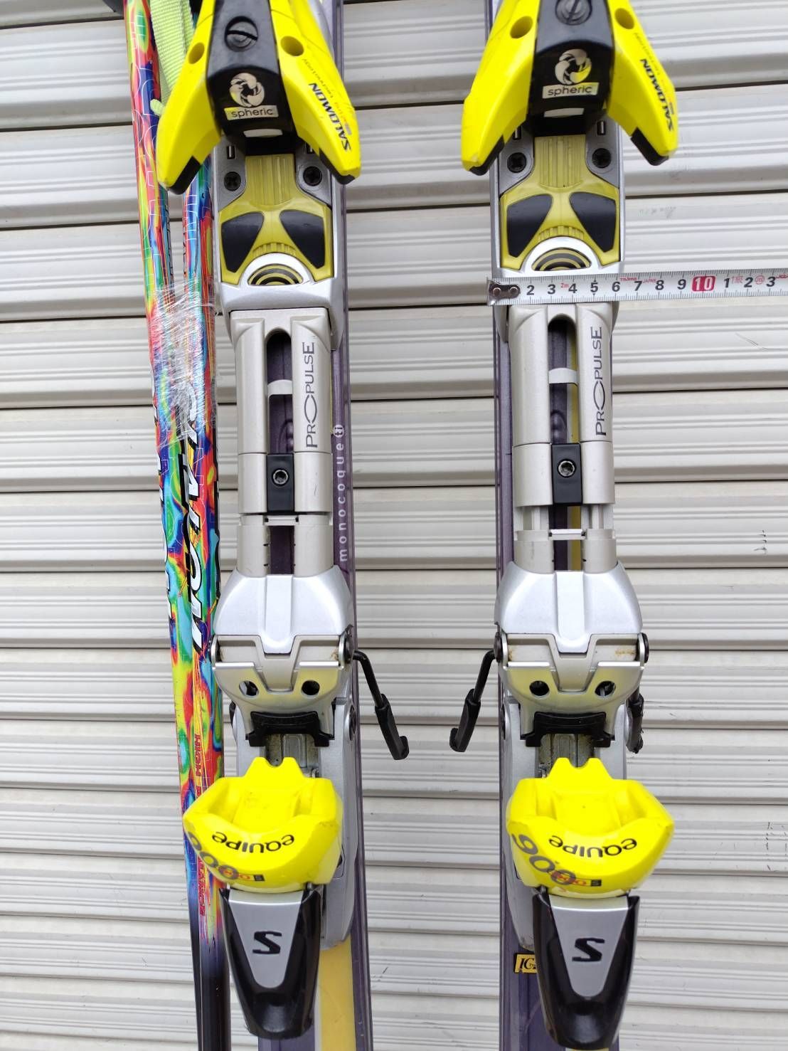 SALOMON SUPERAXE 92V 184cm/スキー板/おまけポール付き！ - メルカリ