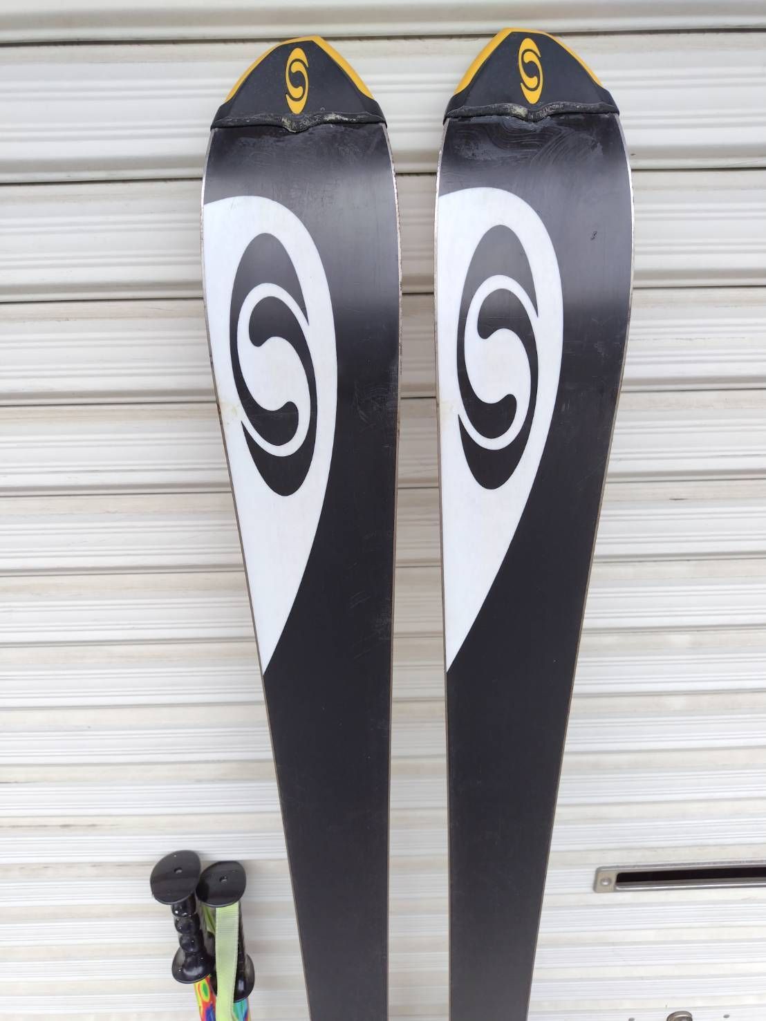 SALOMON SUPERAXE 92V 184cm/スキー板/おまけポール付き！ - メルカリ