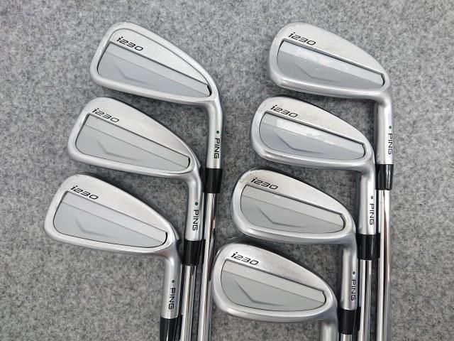 中古】 PING ピン i230 緑ドット #5-PW、UW 7本 アイアンセット N.S.