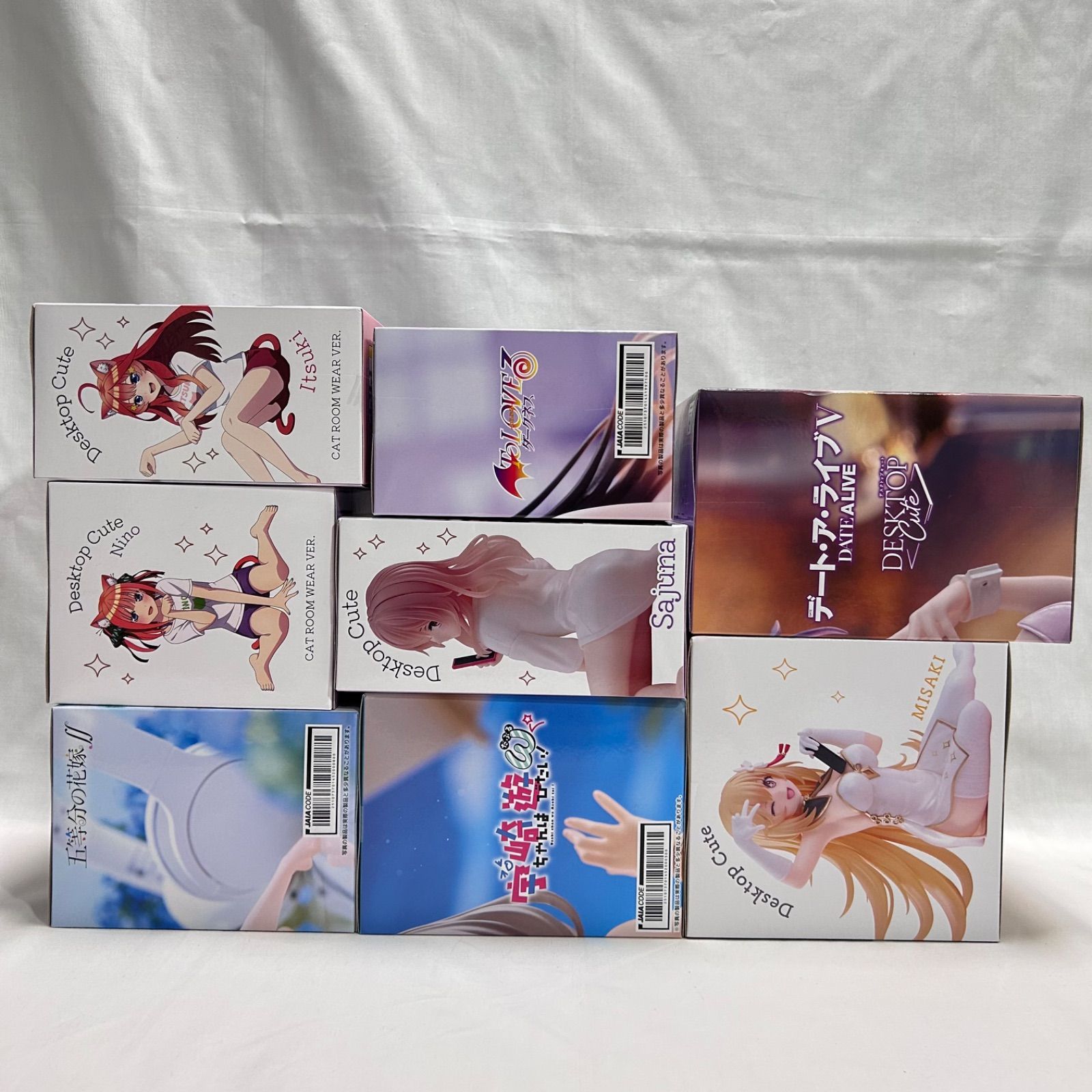 8点セット】Desktop Cute フィギュア まとめ売り 五等分の花嫁 着せ恋