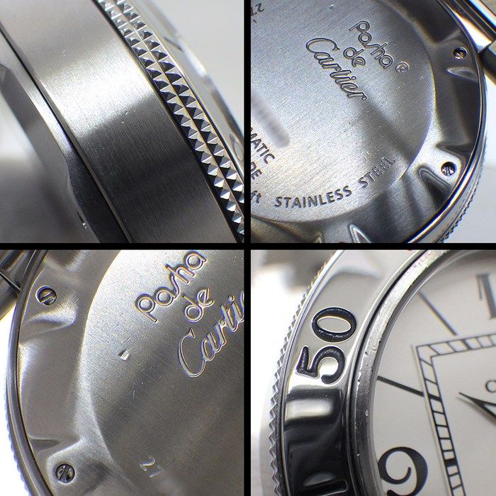 カルティエ Cartier 腕時計 パシャ シー タイマー W31080M7 ホワイト