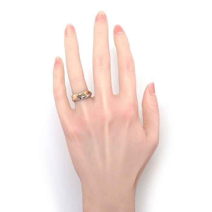 Cartier カルティエ トリニティ クラシック リング 50 ブランド カルティエ Cartier リング トリニティ クラシックモデル B4088550