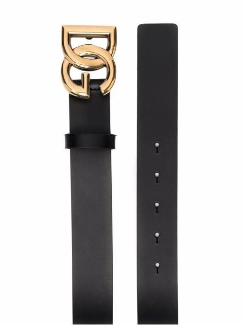 DOLCE&GABBANA DGロゴ レザーベルト 送料無料