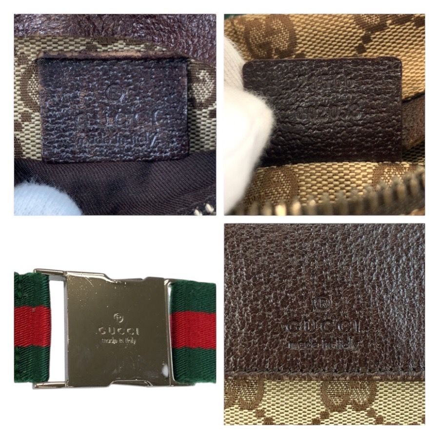 GUCCI グッチ シェリーライン ベージュ ブラウン GGキャンバス/レザー