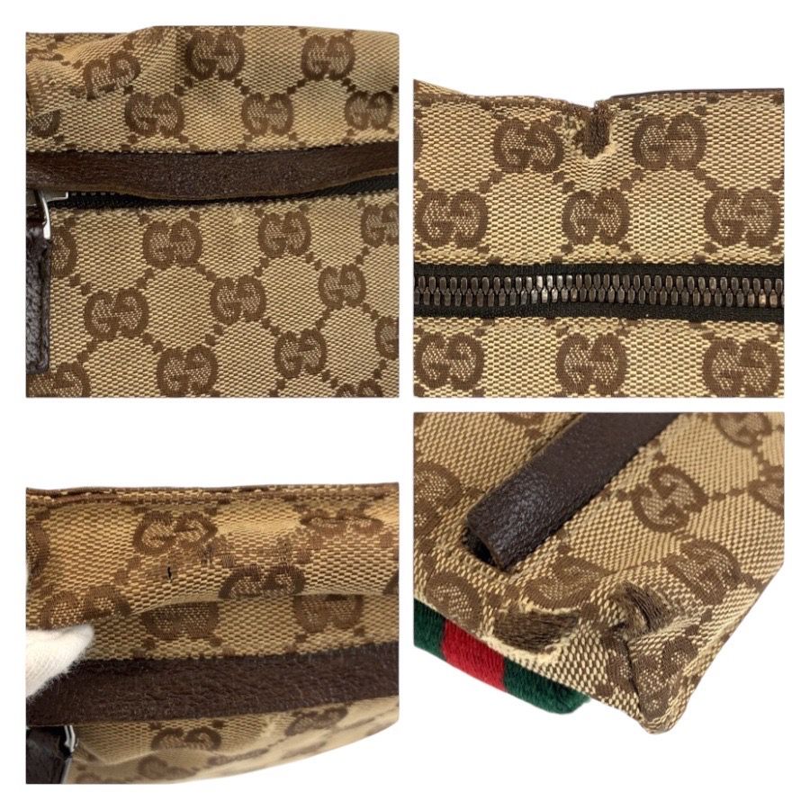 GUCCI グッチ シェリーライン ベージュ ブラウン GGキャンバス/レザー