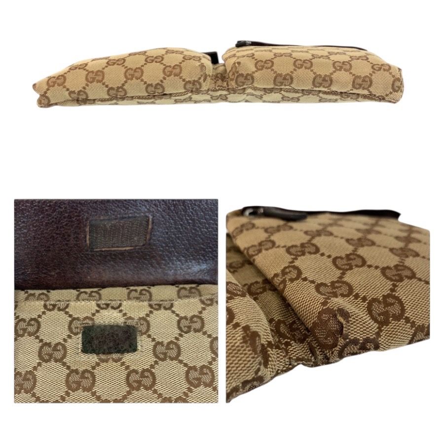 GUCCI グッチ シェリーライン ベージュ ブラウン GGキャンバス/レザー