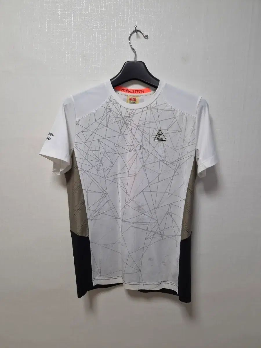 K2 半袖 Tシャツ 白 スリムフィット 涼しい生地 メンズ95 100