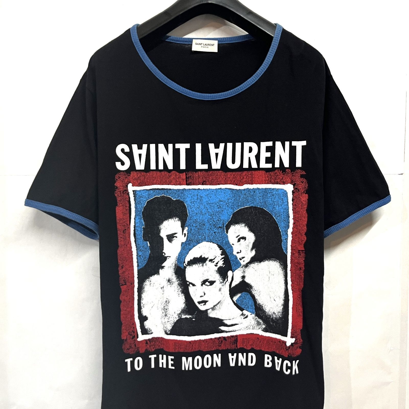 (訳あり)サンローラン2017 TシャツTo The Moon And Back フランス製 SAINT LAURENT PARIS｜サンローランパリ TO THE MOON AND