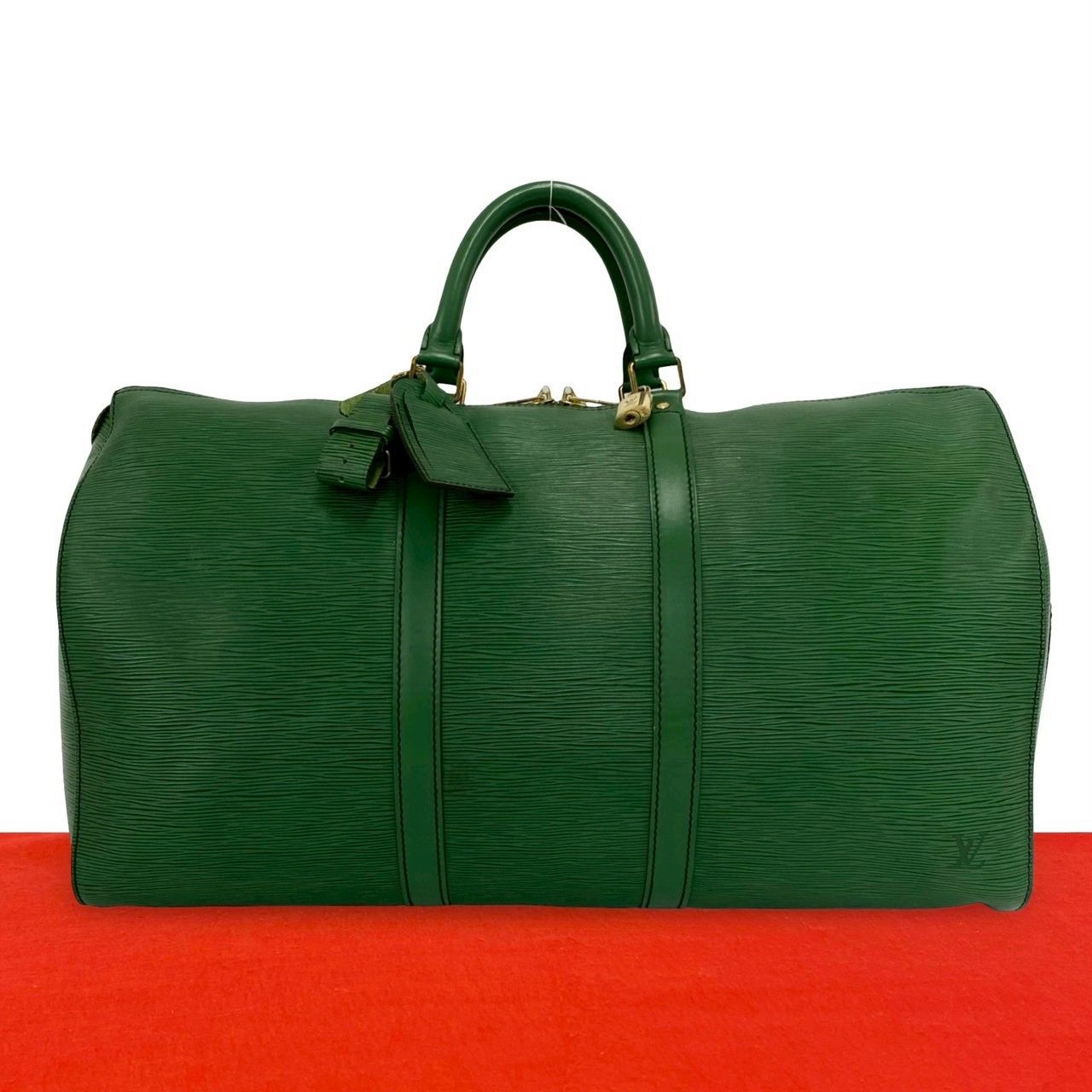極 美品 LOUIS VUITTON ルイヴィトン ヴィンテージ キーポル 55 エピ
