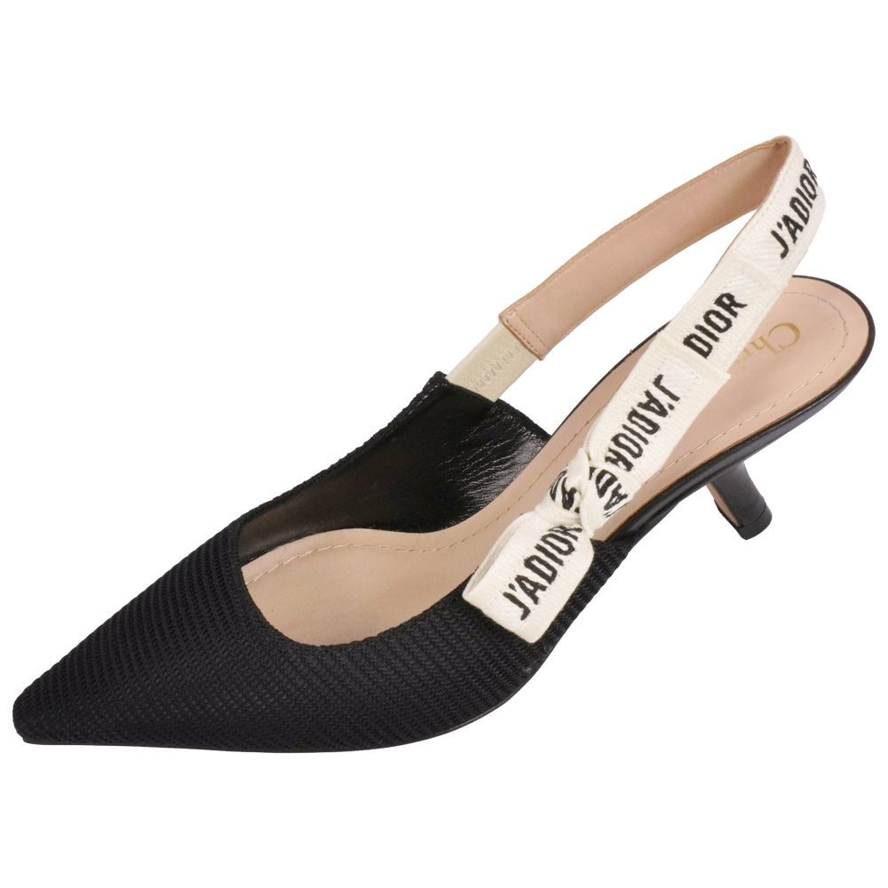 未使用 クリスチャンディオール Christian Dior パンプス バックス